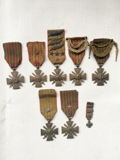 French World War 1 ''Croix de Guerre'' with Ribbon