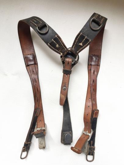 Leather Combat Y-strap