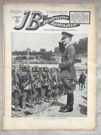German WW2 Magazine 'Illustrierter Beobachter' `Sept. 1939
