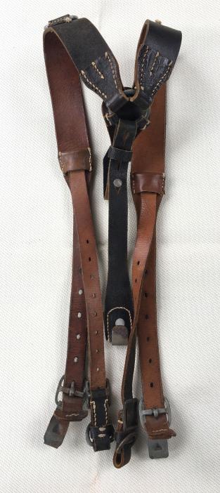 WH (Heer) Leather Y-Straps