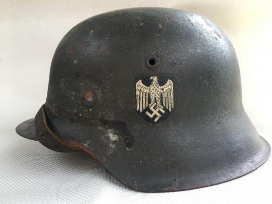 Wehrmacht M42 Single Decal Helmet