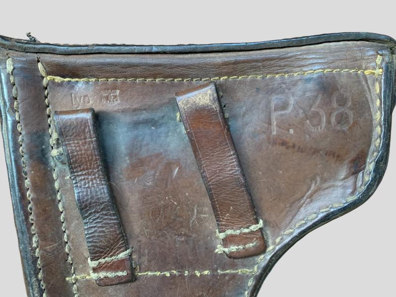 Brown Leather P38 Holster -LYO-