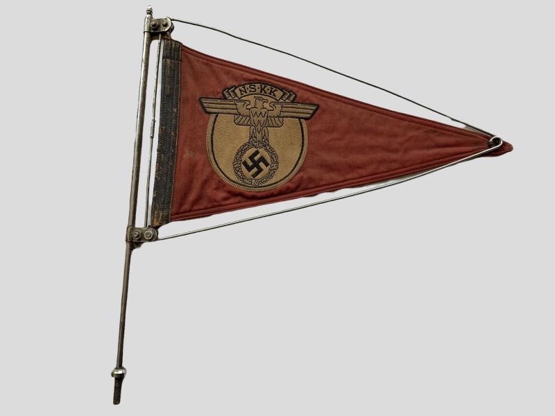 NSKK Vehicle Pennant with Frame