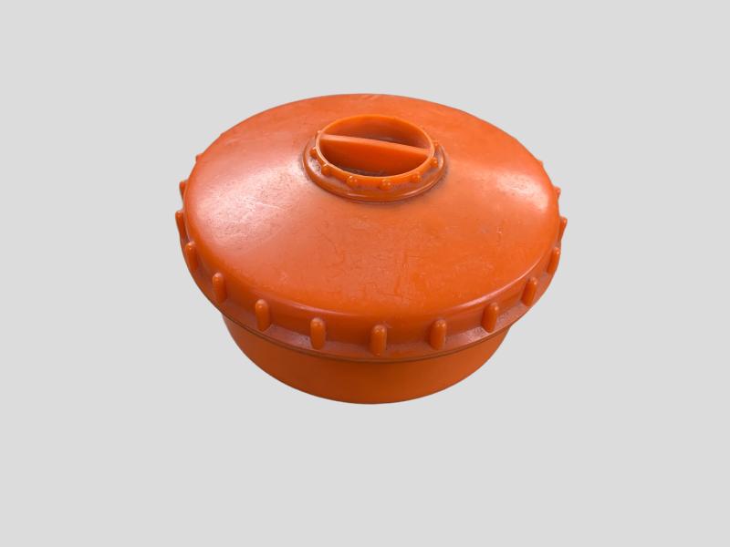 German WWII Orange Bakelite Salt Shaker