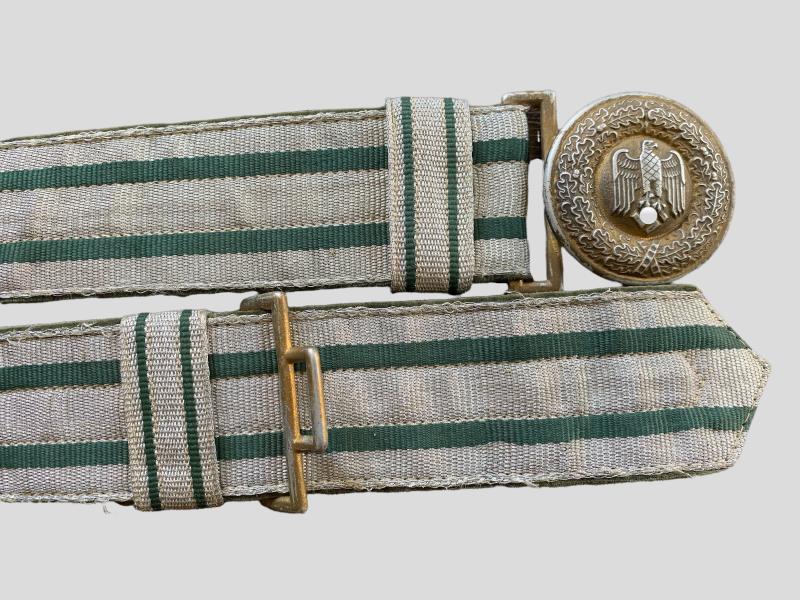 WH (HEER) Officers Brocade Belt and Buckle