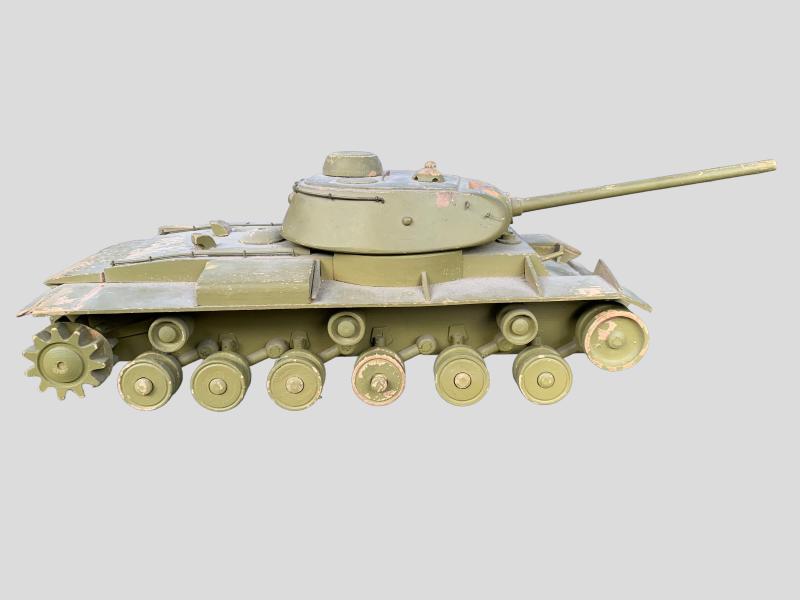 German WWII Wooden Panzer Recognition Model