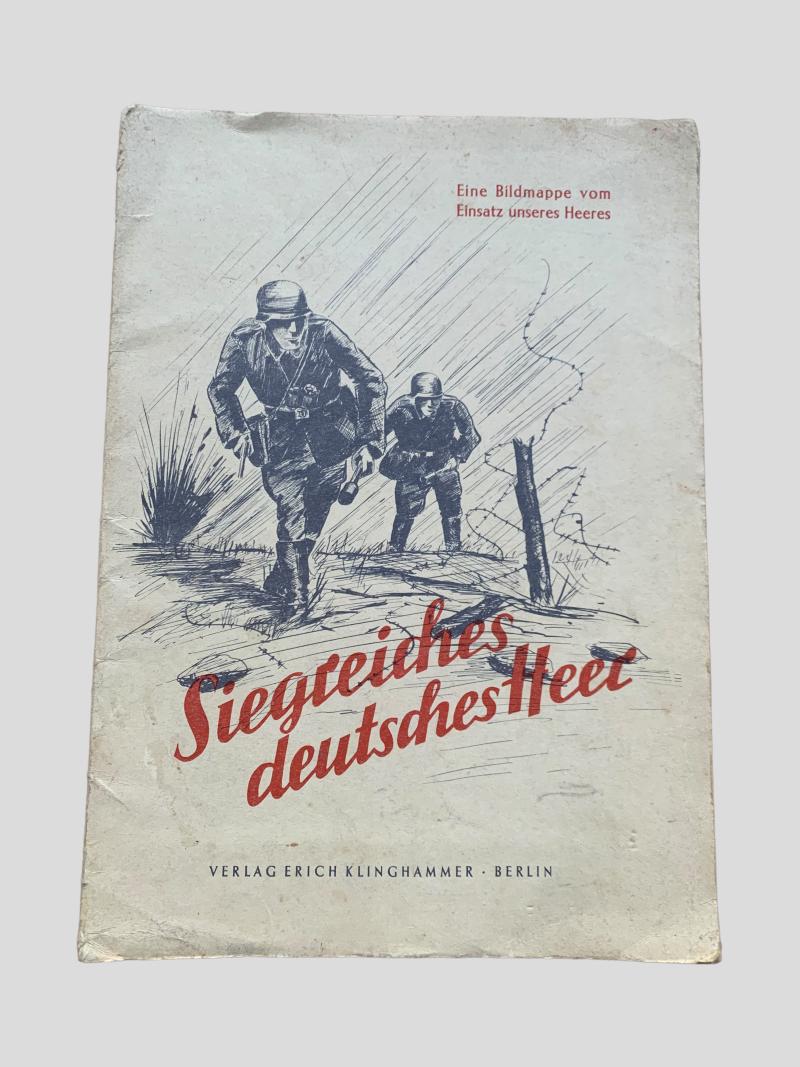 German WWII Combat Art Folio