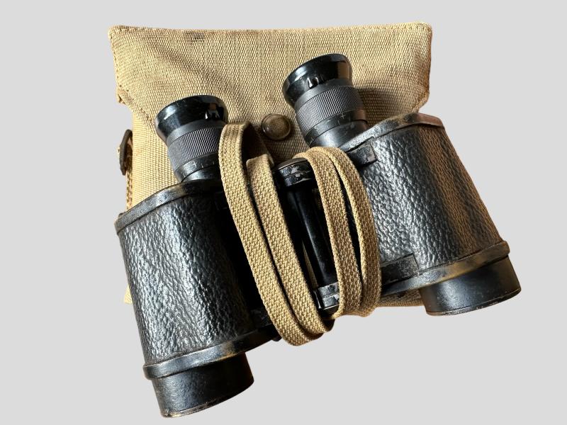 British WWII Binoculars in Case