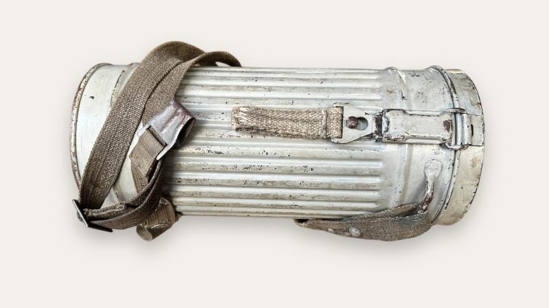 Kriegsmarine Gasmask Canister with straps