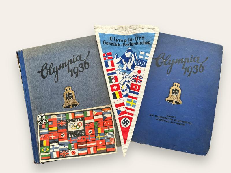 Souvenir Pennants of Olympia 1936